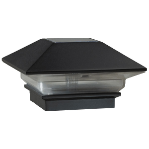 ALX Contemporary Solar Post Cap Light by Deckorators