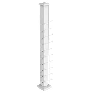 RDI Avalon Routed Posts for Cable Railing