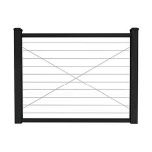 Bella Cavo Horizontal Cable Rail Gates by Westbury
