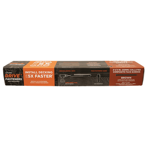 Camo Drive Collated Composite Face Screws