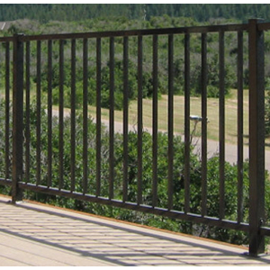 Fortress Fe26 Classic Iron Straight Railing Panel