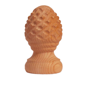 Pineapple Finial with Rings