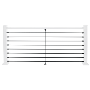 Tu-Step Prestige Aluminum Horizontal Baluster Railing Kit by DekPro
