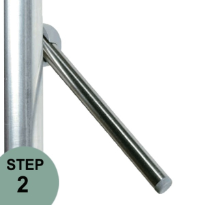 Step 2 | PA5 Steel Tubular InFill for Prova Railing 