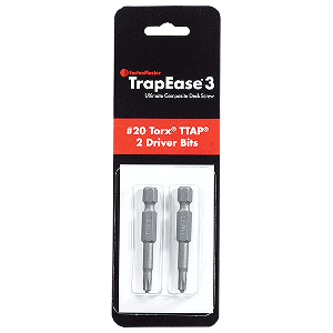 TrapEase 3 TTAP Driver Bits By FastenMaster