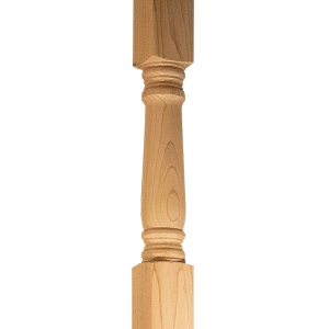 Colonial Newel Cedar - Closeup