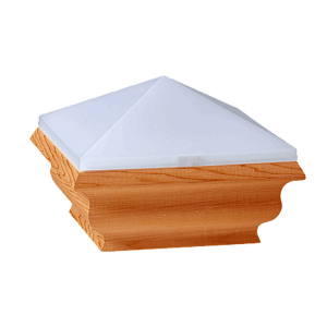 Clearance! Corbel Solar Post Caps by Deckorators - Nouveau Collection
