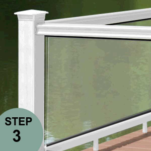 Glass Channel for Timbertech &amp; Azek