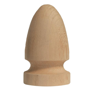 Round Gothic Finial 4"