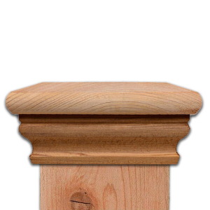 SeaBreeze Slip Over Post Cap - Western Red Cedar
