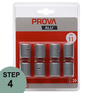 Step 4 | PA11a Steel Tube Wall Terminal for Prova Railing for 42" Rail