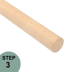 Step 3 | PA3 Unfinished Wooden Handrail by Prova Railing