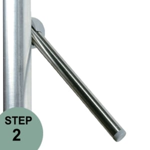Step 2 | PA5 Steel Tubular InFill for Prova Railing 