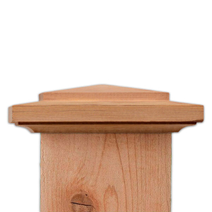 South Hampton Non-Slip Over Post Cap - Western Red Cedar
