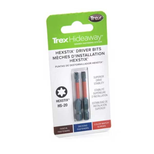Trex Hideaway HexStix Driver Bits