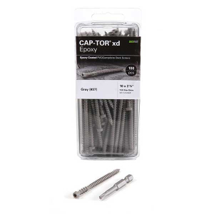 Starborn Cap-Tor xd Deck Screws for Deckorators - Gray