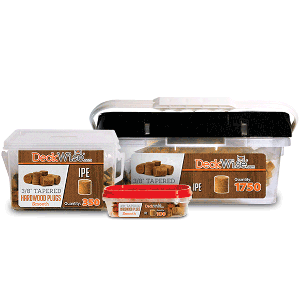 DeckWise Hardwood Plugs