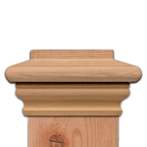 Great Point Slip Over Post Cap - Western Red Cedar
