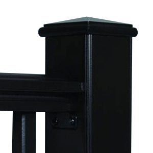Azek Premier & Trademark Rail Post Sleeve - Black