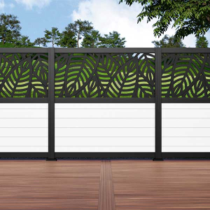 Privacy Rail Decorative Screen Panel Adapter Kit