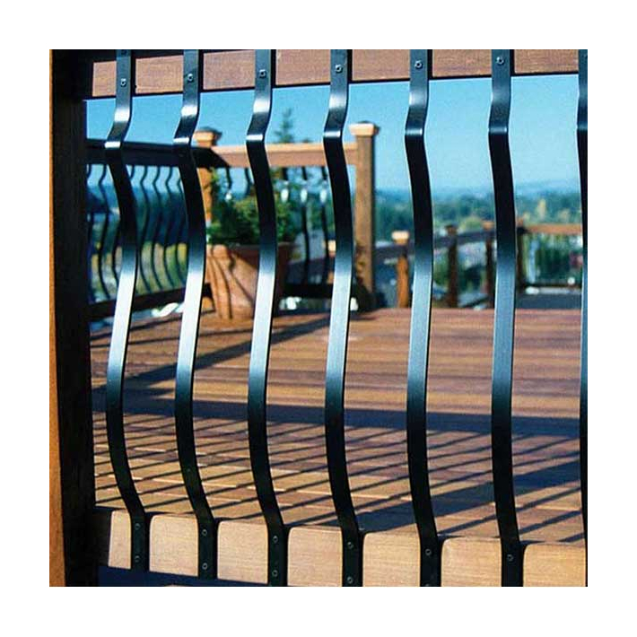 Deckorators Baroque Face-Mount Balusters Installed