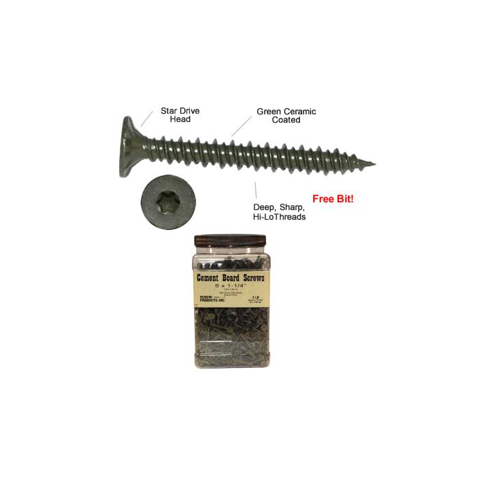 CB Star Drive Cement Board Screws