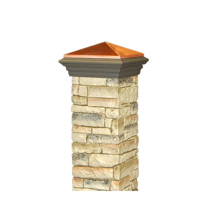 Cast Stone Postcovers by Deckorators
