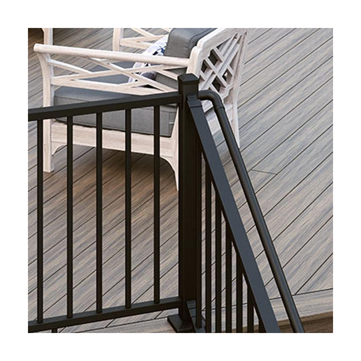 Deckorators ALX Contemporary Post Kit - Installed
