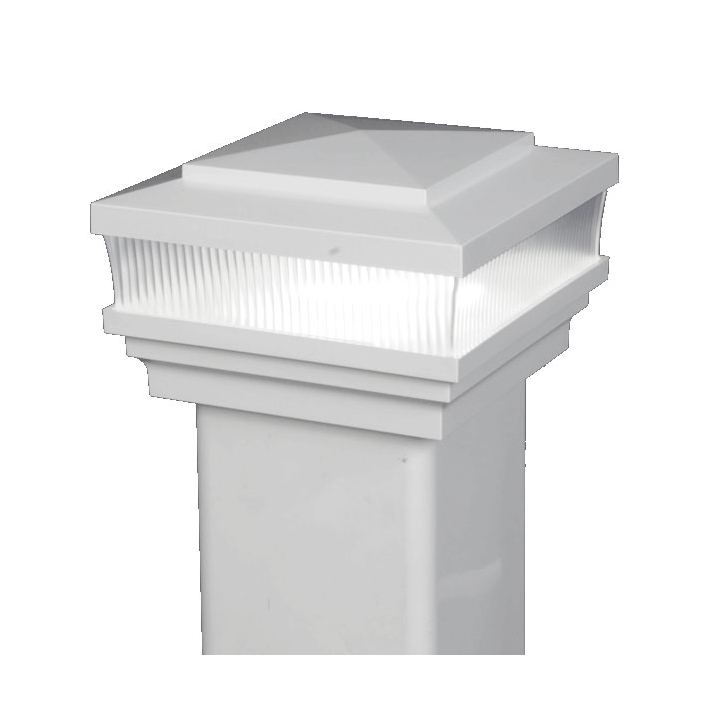 Island Scallop Lens LED Low Voltage Post Cap