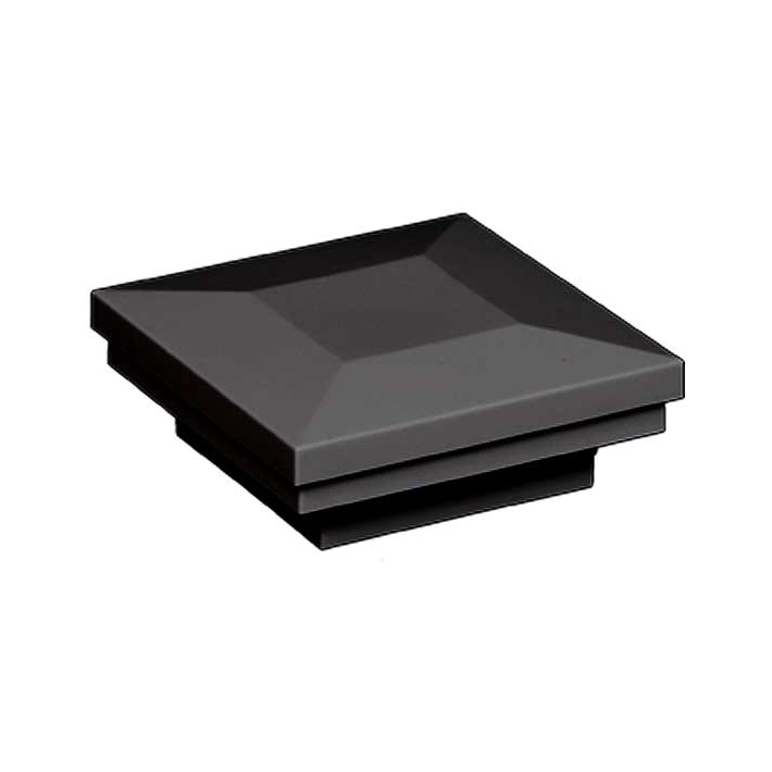 Ornamental Downward 12V Post Cap Light - Matte Black