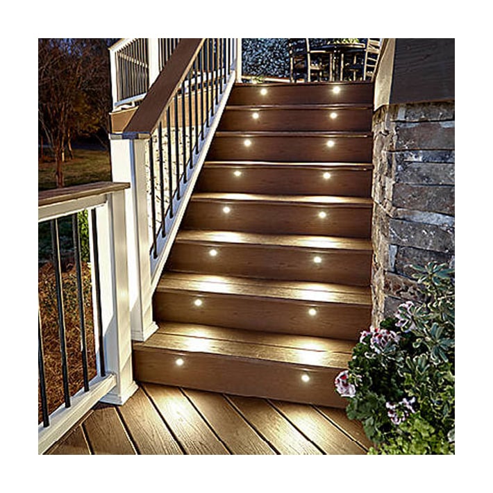 Trex DeckLights Recessed LED Lights Lifestyle