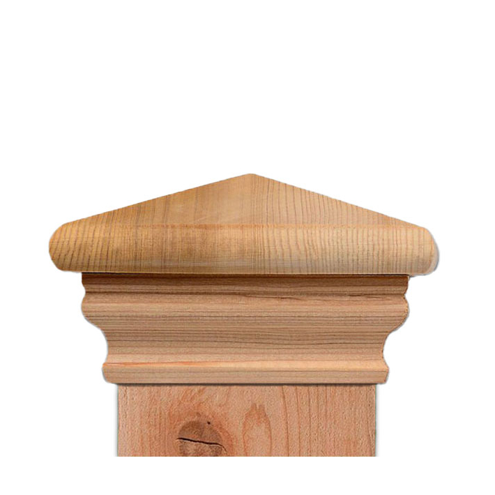 Federal Slip Over Post Cap by Nantucket - Western Red Cedar