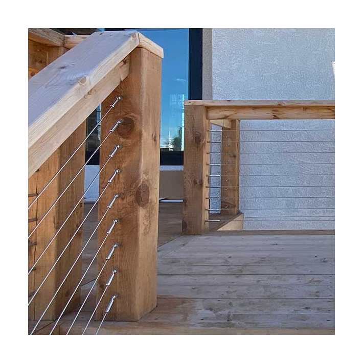 FlexFX Swageless Cable Rail Wood Fittings