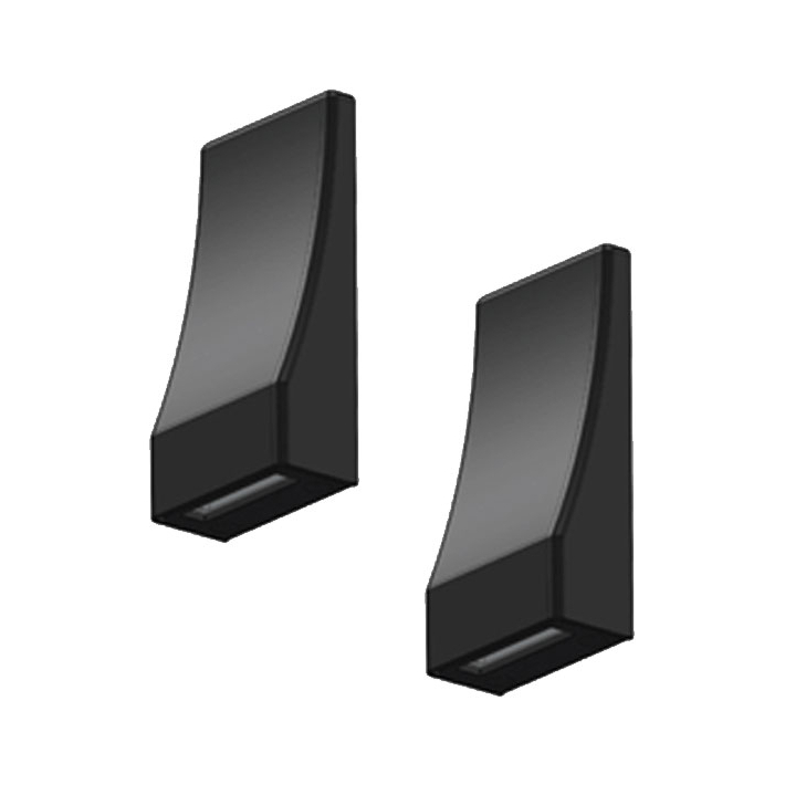 Fortress Accents Vertical LED Post Light - Black Sand