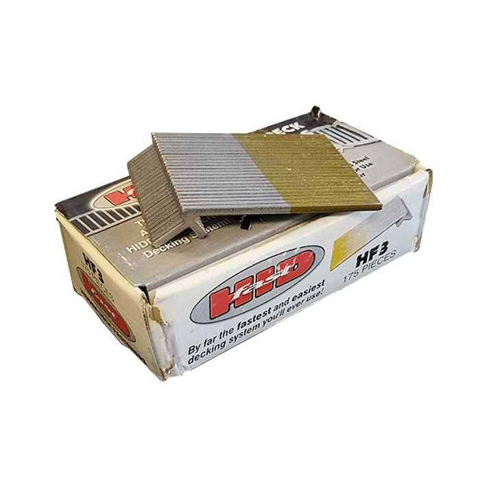 HIDfast HF3 Hidden Deck Fasteners