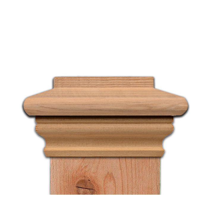 Great Point Slip Over Post Cap - Western Red Cedar