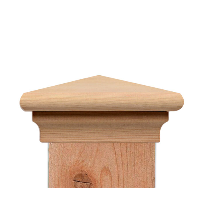 Monterey Slip Over Post Cap - Western Red Cedar
