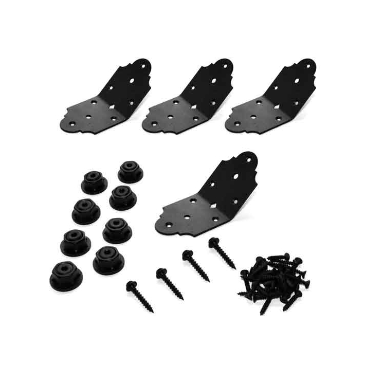 OZCO Laredo Sunset 4″ Flush Inside 45° Angle Bracket Kit