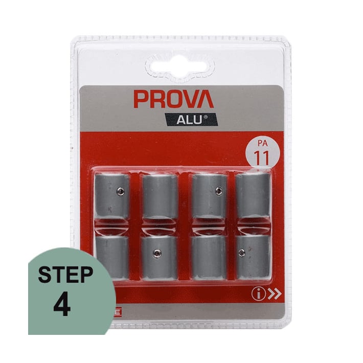 PA11a Steel Tube Wall Terminal for Prova Railing for 42" Rail