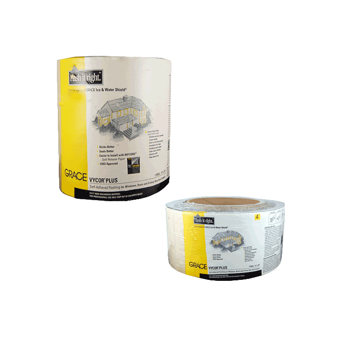 Grace Vycor Plus Self-Adhered Flashing 