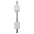 36" Galvanized Post Mount with 5" Guide