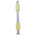 36" Galvanized Post Mount with 4" Guide
