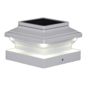 Aries LED Solar Post Cap - White - 5" 