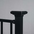 Mini Neptune LED Post Cap Light - 2" Black - Off