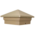 Sirius Pyramid Top Post Cap - Clay