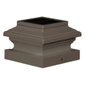 Aries LED Solar Post Cap - Bronze - 5"