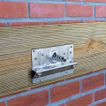 Simpson BVLZ-KT1 Brick Veneer Ledger Connector Installed
