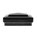 Island Designer Post Cap - Black
