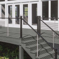 Contemporary Cable Rail Posts - Textured Black