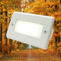 Corona Recessed LED Riser Light - White